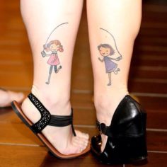 tatuagem amigas celulares