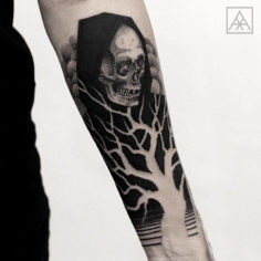 abraco morte tattoo tatuagem