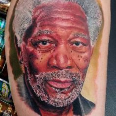 morgan freeman tattoo