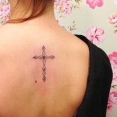 tatuagem cruz fe tattoo cross