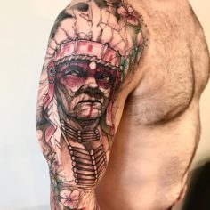 indio guerreiro tatuagem tattoo lincoln lima