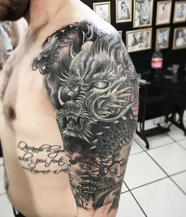 dragao oriental tatuagem tattoo