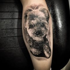 cachorro fofo tattoo