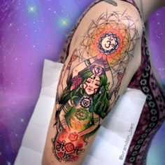 deixe ser tatuagem espiritualidade om chakra