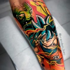 dragon ball z tattoo tatuagem goku