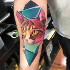gato tatuagem cat tattoo