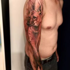 lobo guara tatuagem