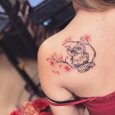 tatuagem coruja josé alexandre