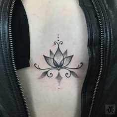 tatuagem tattoo lotus ornamental