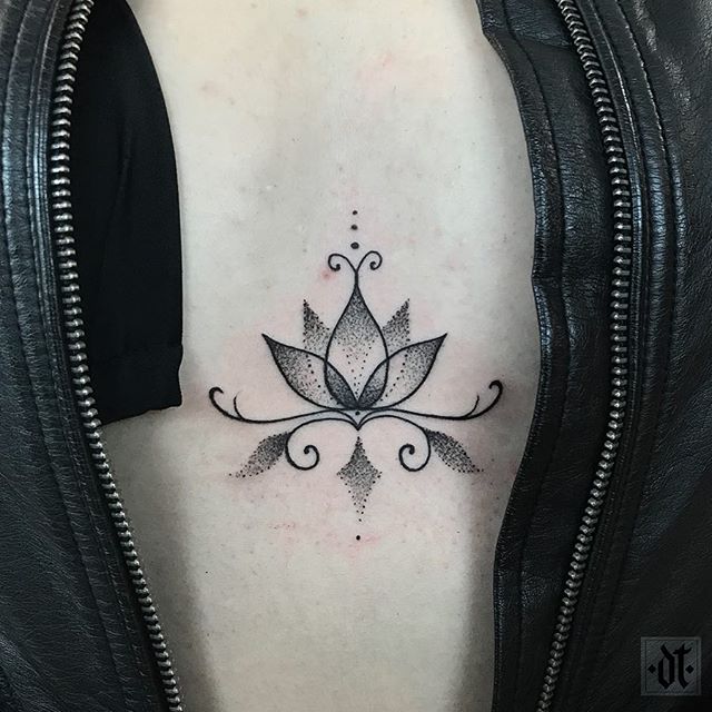 tatuagem tattoo lotus ornamental