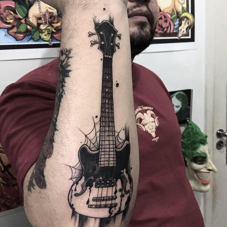 tatoo tatuagem guitarra