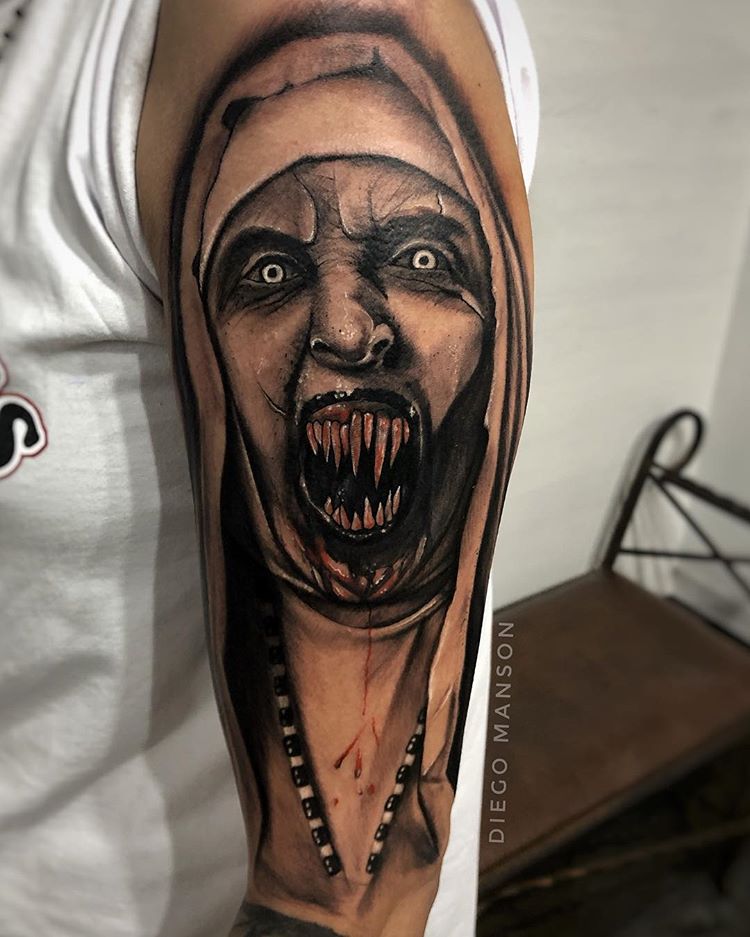 tatto tatuagem a freira