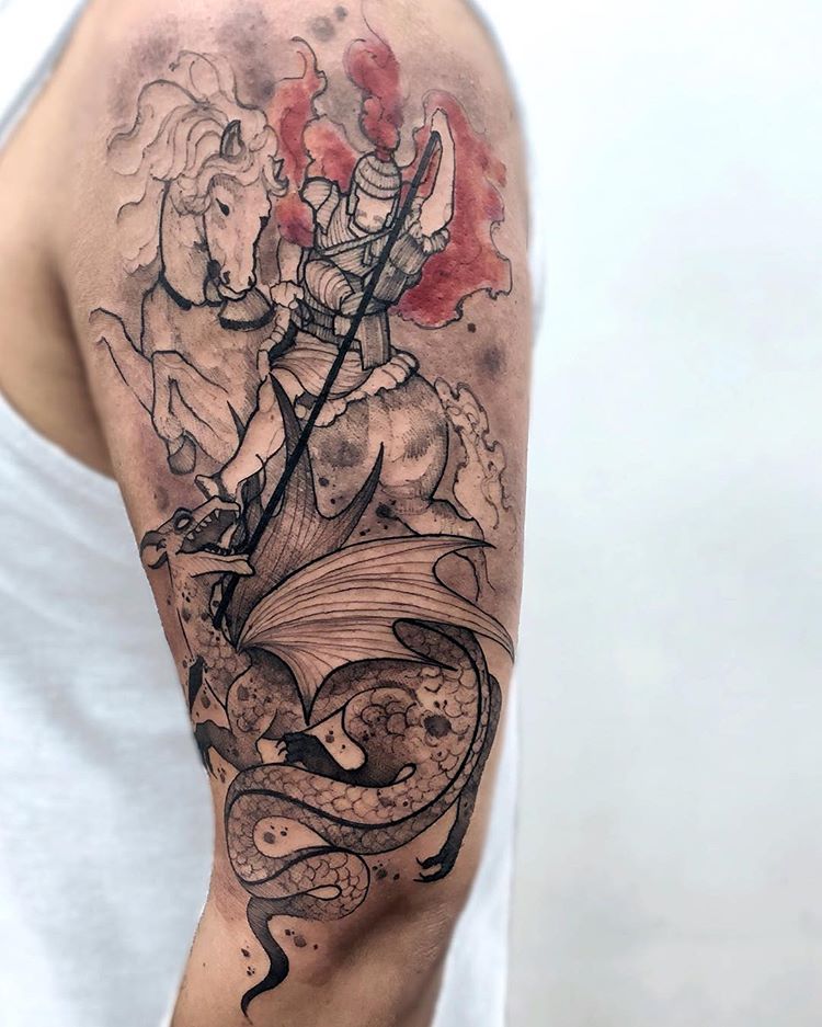 tattoo tatuagem são jorge