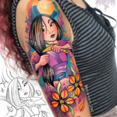 tattoo tatuagem mulan