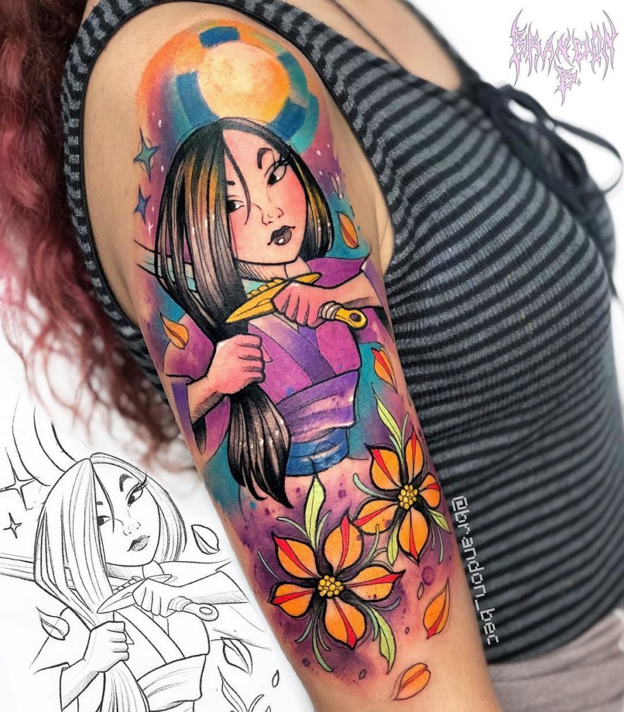 tattoo tatuagem mulan