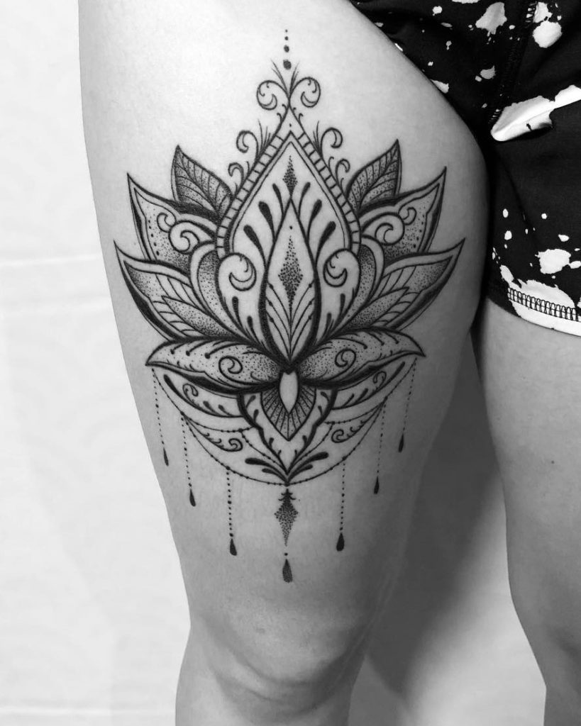 tattoo tatuagem flor de lotus