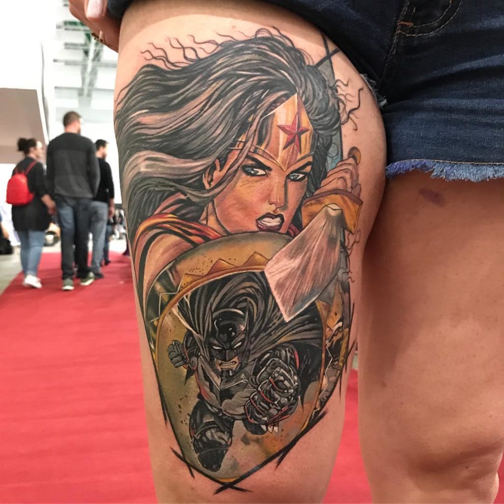 tattoo tatuagem mulher maravilha