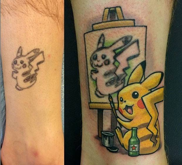 tattoo tatuagem pikachu
