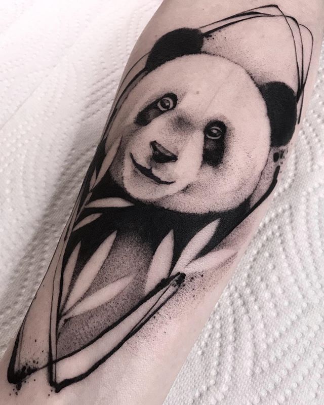 tattoo tatuagem urso panda