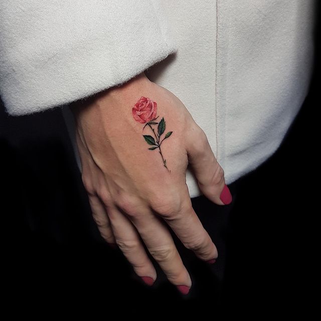 Mini Rosa - Tattoo