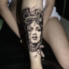 Marilyn Monroe Medusa tattoo