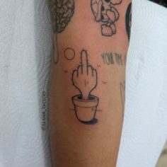 cacto fuck you tattoo