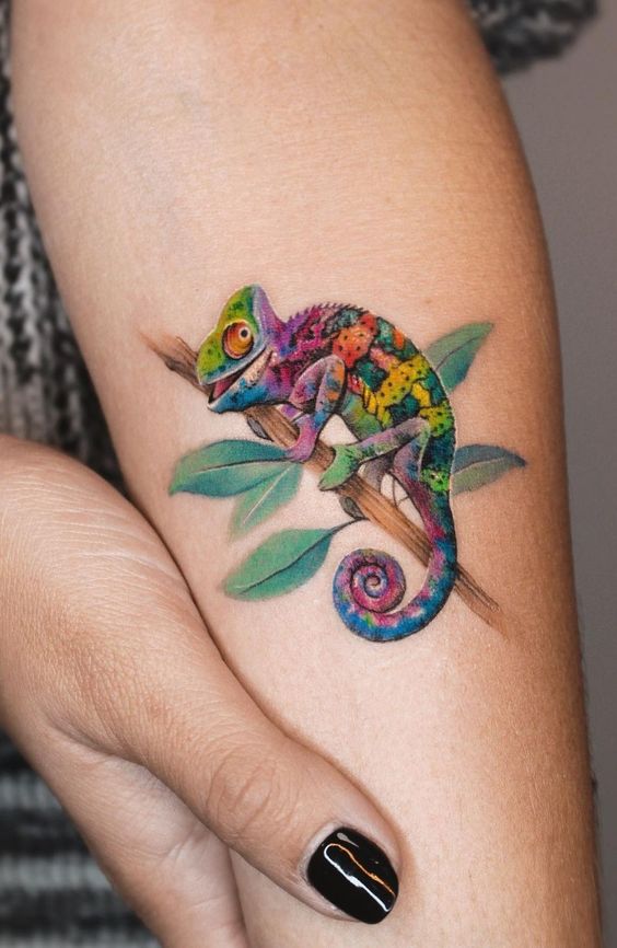 camaleao tatuagem