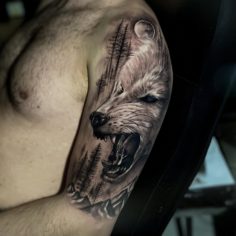 lobo raivoso tattoo