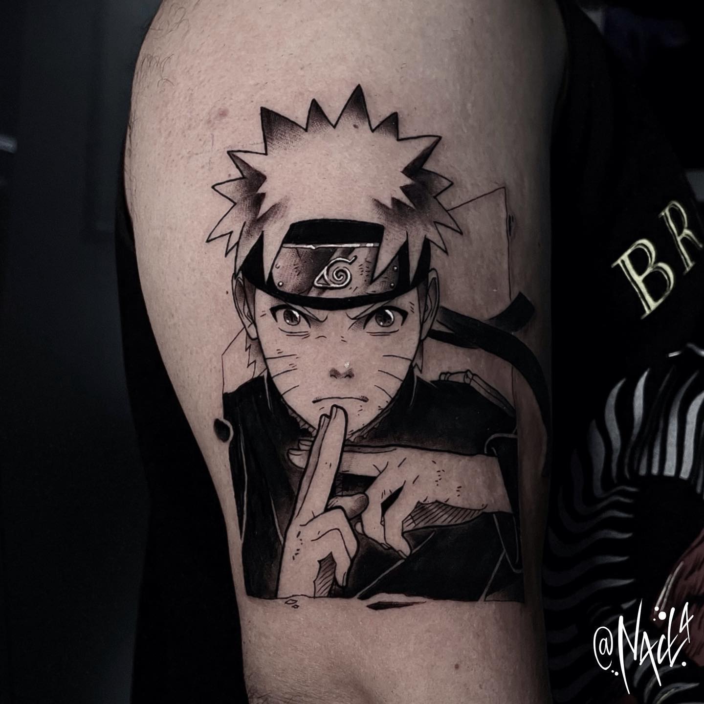 Fiz uma Tatuagem do Naruto 