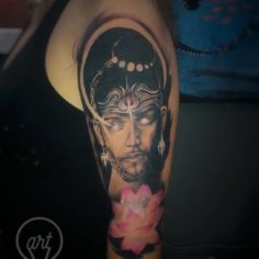 shiva human tattoo