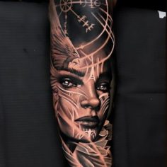 Dark Valkyrie tattoo