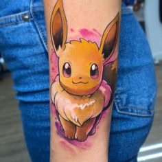 Eevee pokemon tattoo