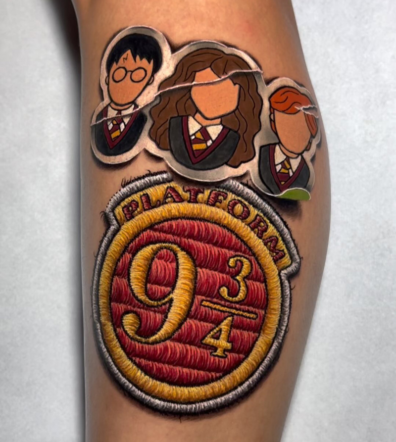 Hogwarts team harry poter tattoo