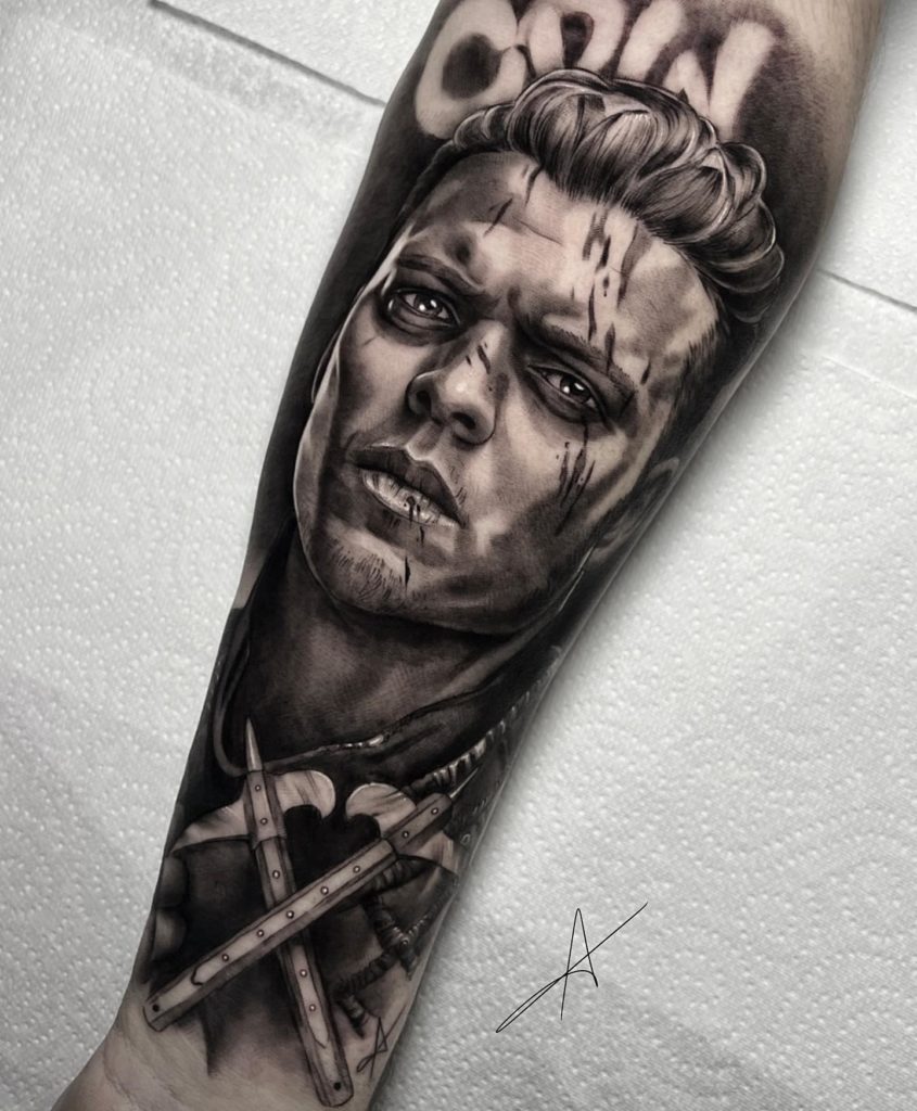 Ivar Ragnarsson tattoo