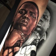 Notorious big tattoo