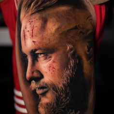 Ragnar Lodbrok vikings tattoo