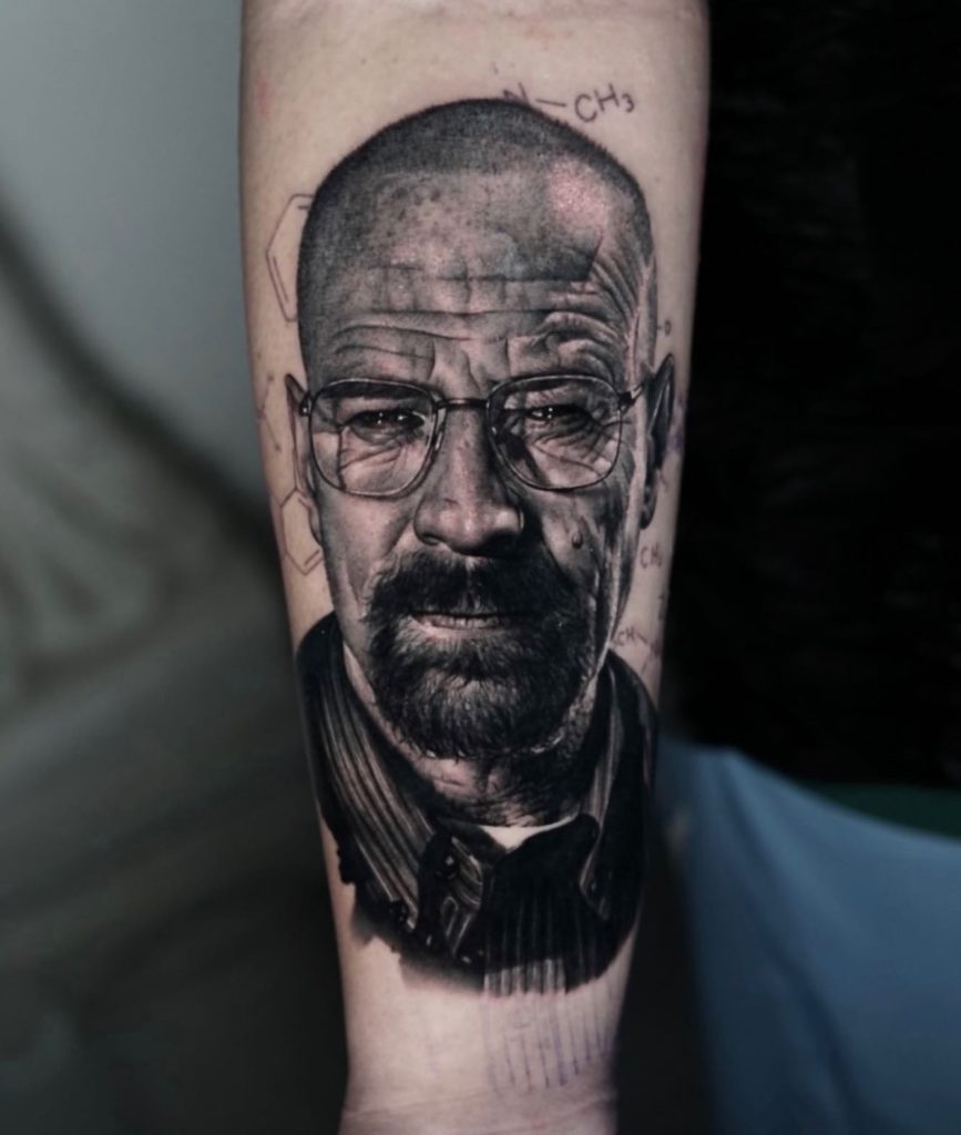 Walter White tattoo