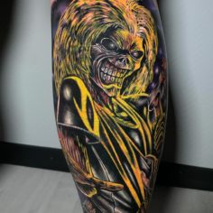 edge iron maiden tattoo