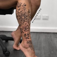 flores mandalas tattoo