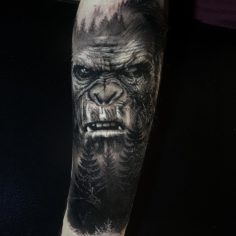 gorila raivoso tattoo
