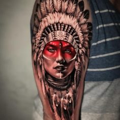 india guerreira tattoo