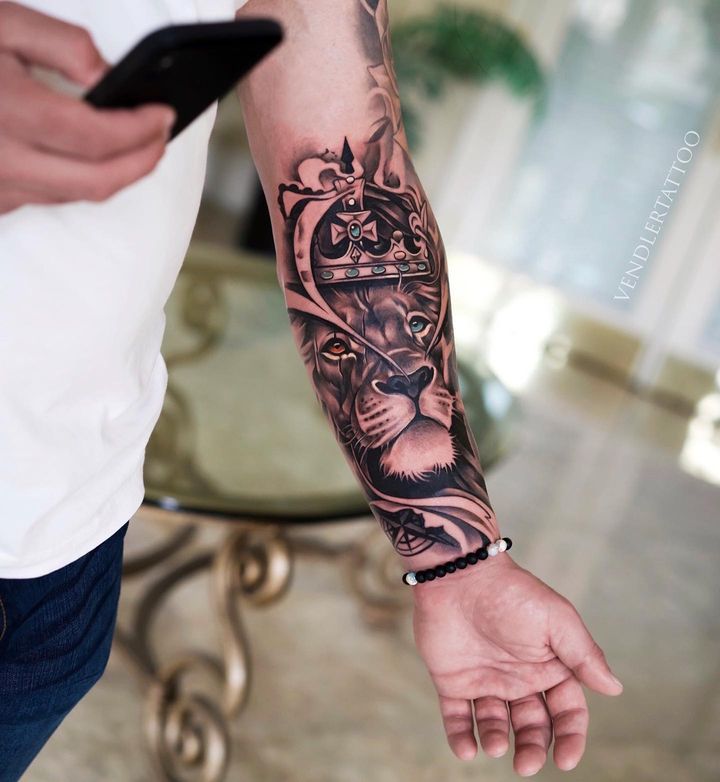 lion king tattoo