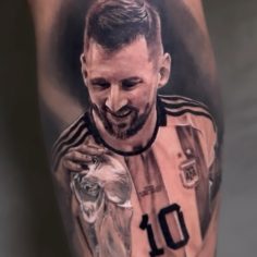 messi tattoo