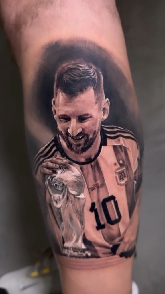 messi tattoo