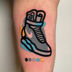 nike de volta para o futuro tattoo