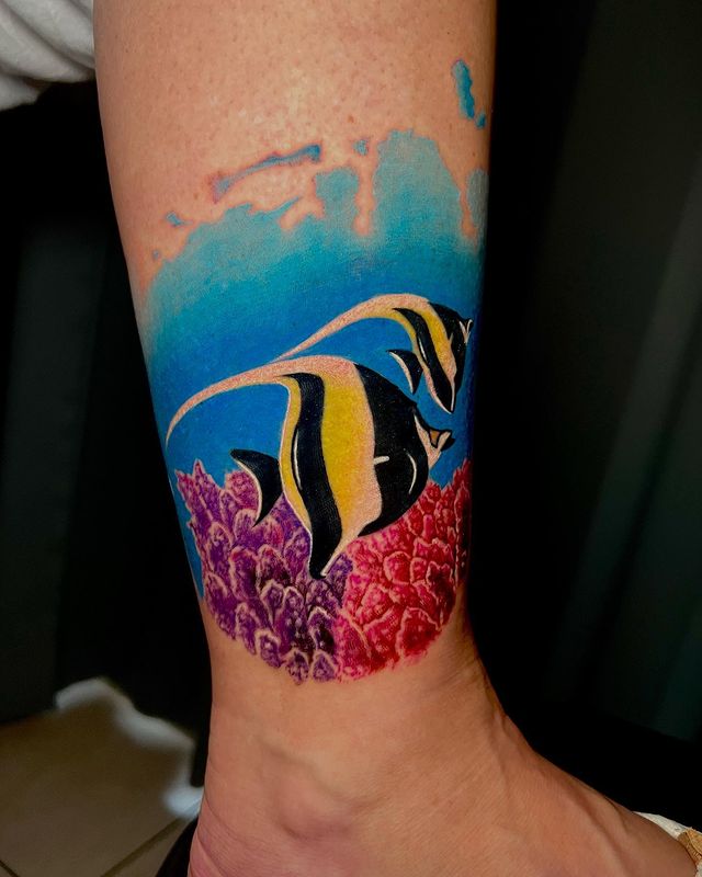 peixe listrado tattoo
