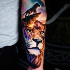 rei leao lion king tattoo