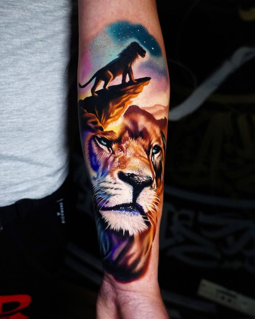 rei leao lion king tattoo