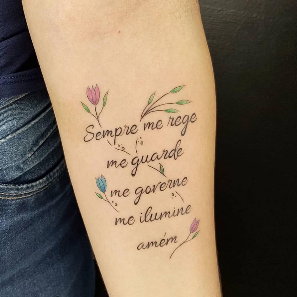 sempre me rege tattoo