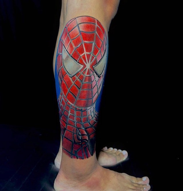 spider man tattoo tatuagem